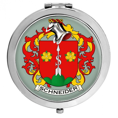 Schneider (Swiss) Coat of Arms Compact Mirror