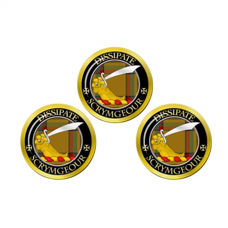 Scrymgeour Scottish Clan Crest Golf Ball Markers