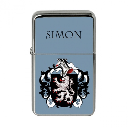 Simon (France) Coat of Arms Flip Top Lighter
