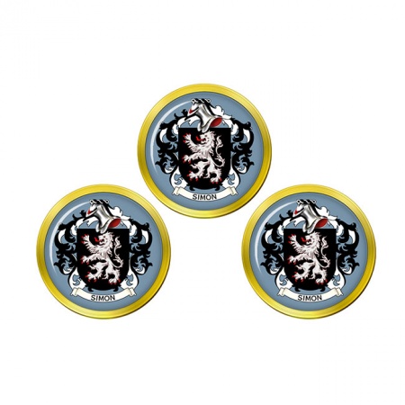 Simon (France) Coat of Arms Golf Ball Markers