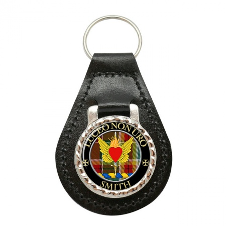 Smith Scottish Clan Crest Leather Key Fob