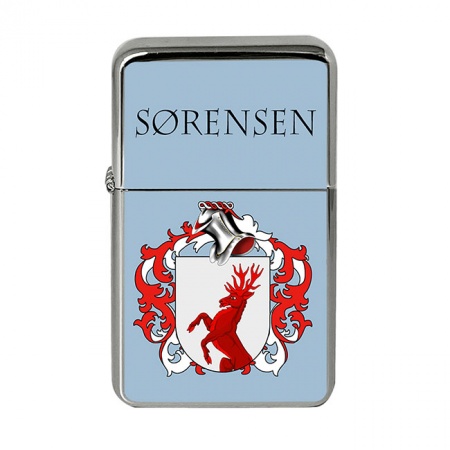 Srensen (Denmark) Coat of Arms Flip Top Lighter