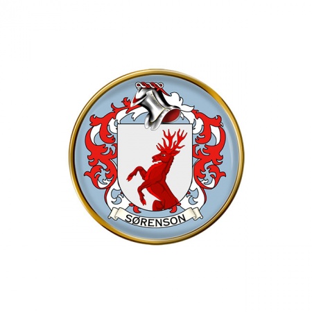 Srensen (Denmark) Coat of Arms Pin Badge