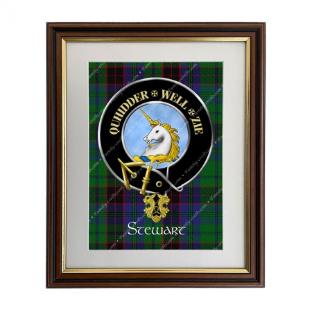 Stewart Scottish Clan Crest Framed Print