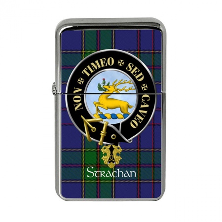 Strachan Scottish Clan Crest Flip Top Lighter