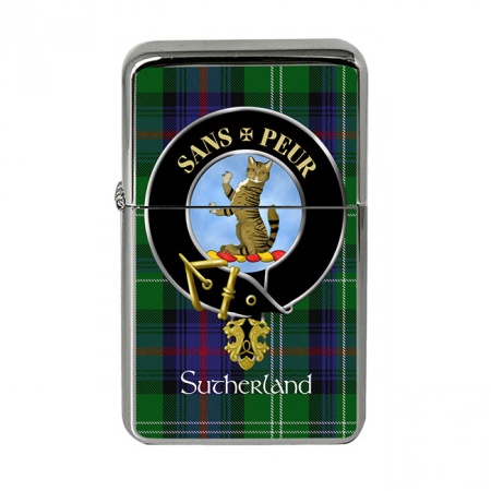 Sutherland Scottish Clan Crest Flip Top Lighter