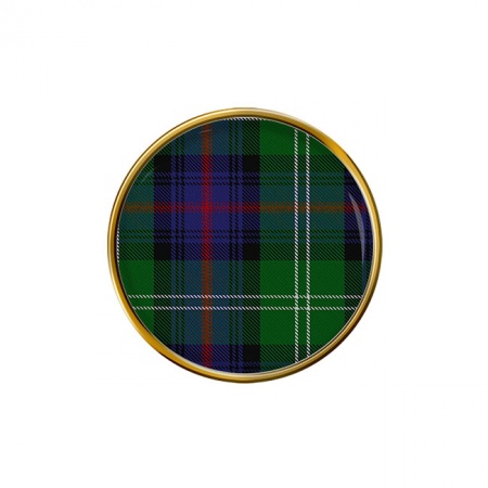 Sutherland Scottish Tartan Pin Badge