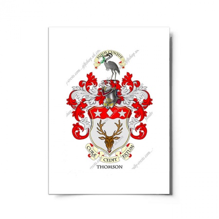 Thomson (Scotland) Coat of Arms Print