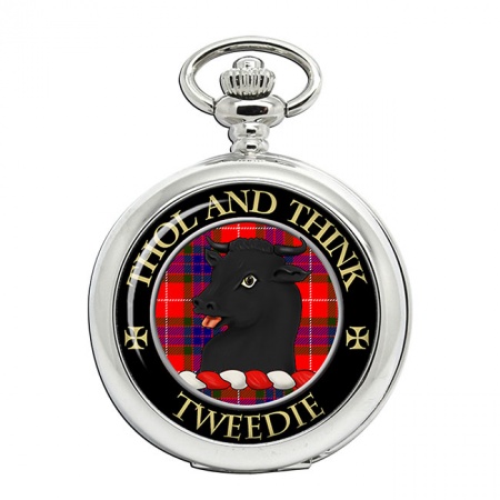 Tweedie Scottish Clan Crest Pocket Watch