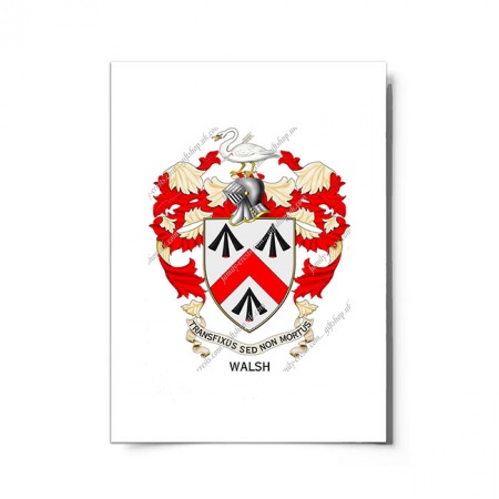 Walsh (Ireland) Coat of Arms Print