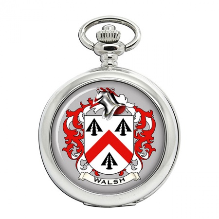 Walsh (Ireland) Coat of Arms Pocket Watch