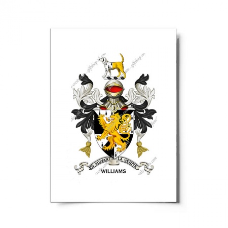 Williams (Wales) Coat of Arms Print