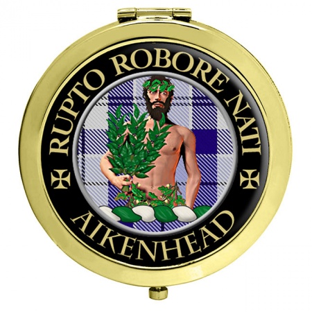 Aikenhead Scottish Clan Crest Compact Mirror