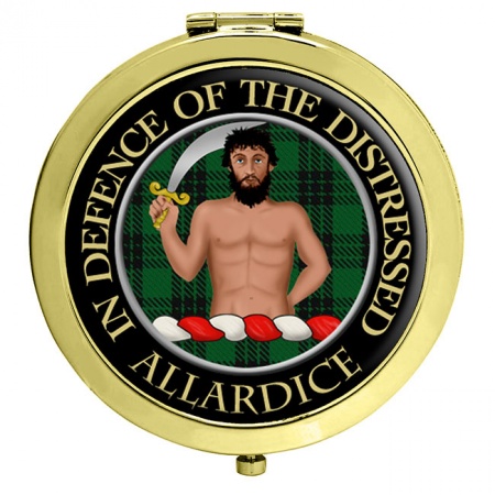 Allardice Scottish Clan Crest Compact Mirror
