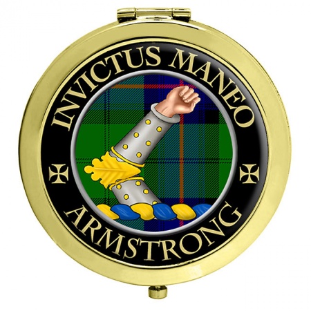 Armstrong Vambraced Scottish Clan Crest Compact Mirror