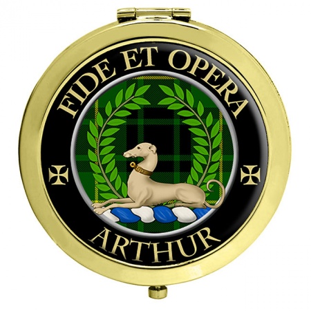 Arthur Modern Scottish Clan Crest Compact Mirror