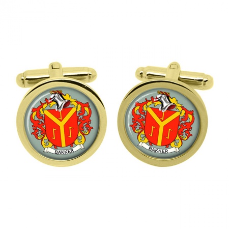 Bakker (Netherlands) Coat of Arms Cufflinks