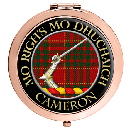 Cameron Ancient Scottish Clan Crest Compact Mirror