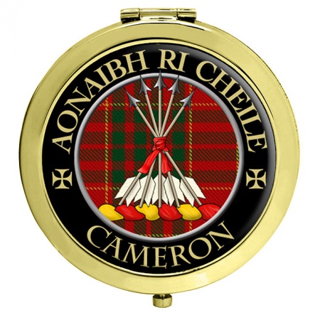 Cameron Modern Scottish Clan Crest Compact Mirror