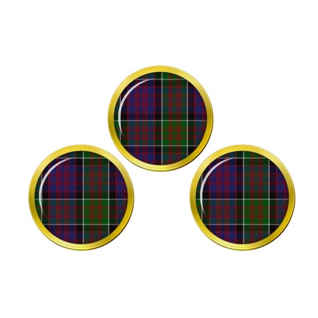 MacDonald of Clanranald Scottish Tartan Golf Ball Markers