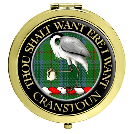 Cranstoun Scottish Clan Crest Compact Mirror