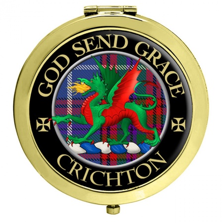 Crichton Scottish Clan Crest Compact Mirror