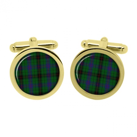 Davidson Scottish Tartan Cufflinks in Box