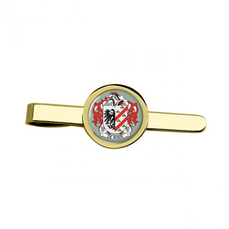 de Boer (Netherlands) Coat of Arms Tie Clip