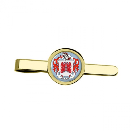 de Jong (Netherlands) Coat of Arms Tie Clip