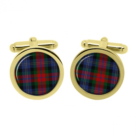 Dundas Scottish Tartan Cufflinks in Box