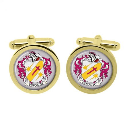 Esposito (Italy) Coat of Arms Cufflinks