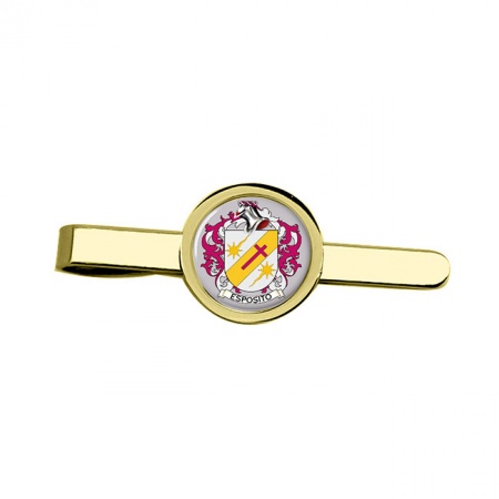 Esposito (Italy) Coat of Arms Tie Clip