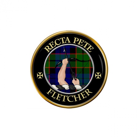 Fletcher of Dunans Scottish Clan Crest Pin Badge