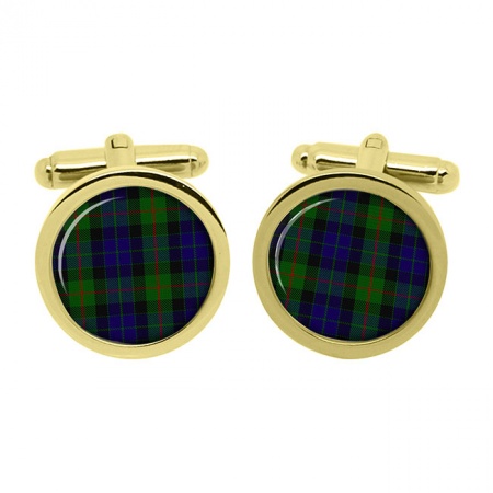 Gunn Scottish Tartan Cufflinks in Box