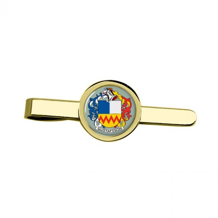 Gustafsson (Sweden) Coat of Arms Tie Clip