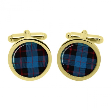 Guthrie Scottish Tartan Cufflinks in Box