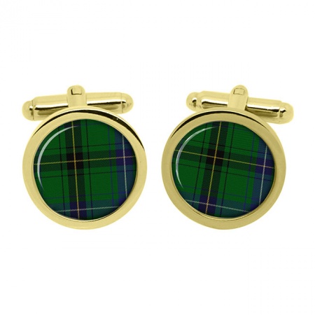 Henderson Scottish Tartan Cufflinks in Box