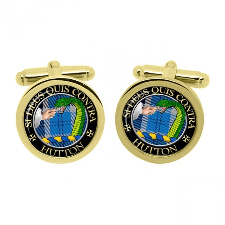 Hutton Scottish Clan Crest Cufflinks