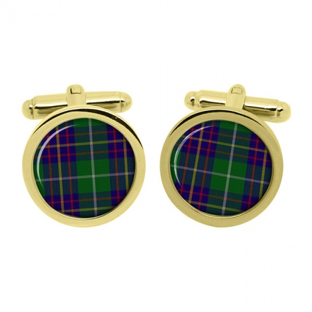 Inglis Scottish Tartan Cufflinks in Box