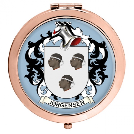 Jrgensen (Denmark) Coat of Arms Compact Mirror