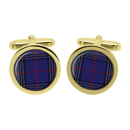 Kinnaird Scottish Tartan Cufflinks in Box