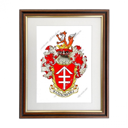 Kozłowski (Poland) Coat of Arms Framed Print