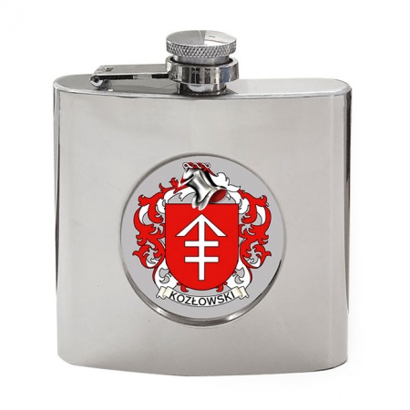 Kozłowski (Poland) Coat of Arms Hip Flask