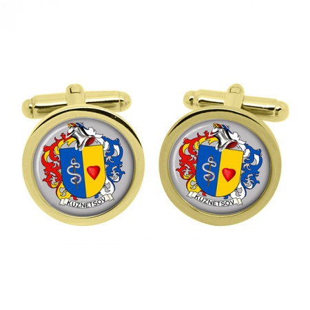 Kuznetsova (Russia) Coat of Arms Cufflinks