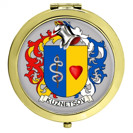 Kuznetsova (Russia) Coat of Arms Compact Mirror