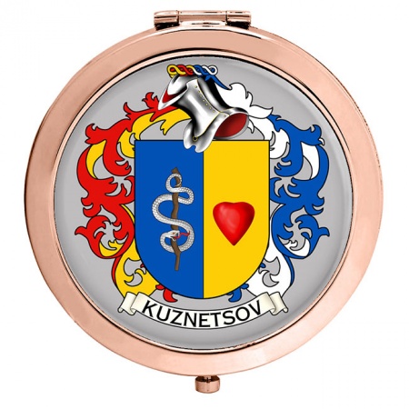 Kuznetsova (Russia) Coat of Arms Compact Mirror