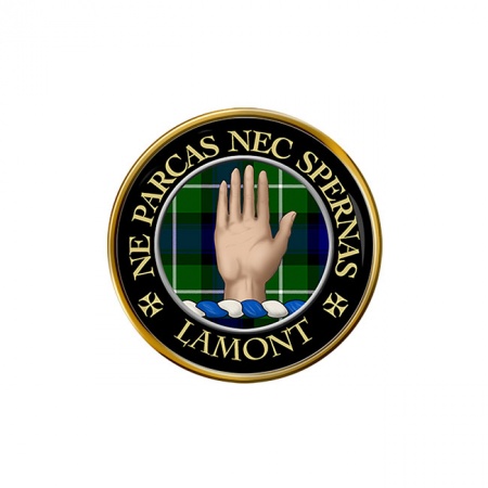 Lamont Scottish Clan Crest Pin Badge