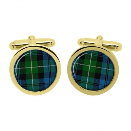 Lamont Scottish Tartan Cufflinks in Box