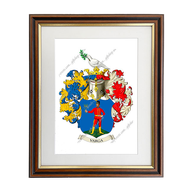 Varga (Hungary) Coat of Arms Framed Print