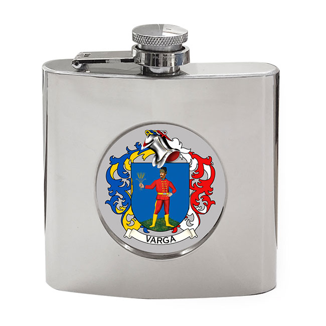 Varga (Hungary) Coat of Arms Hip Flask